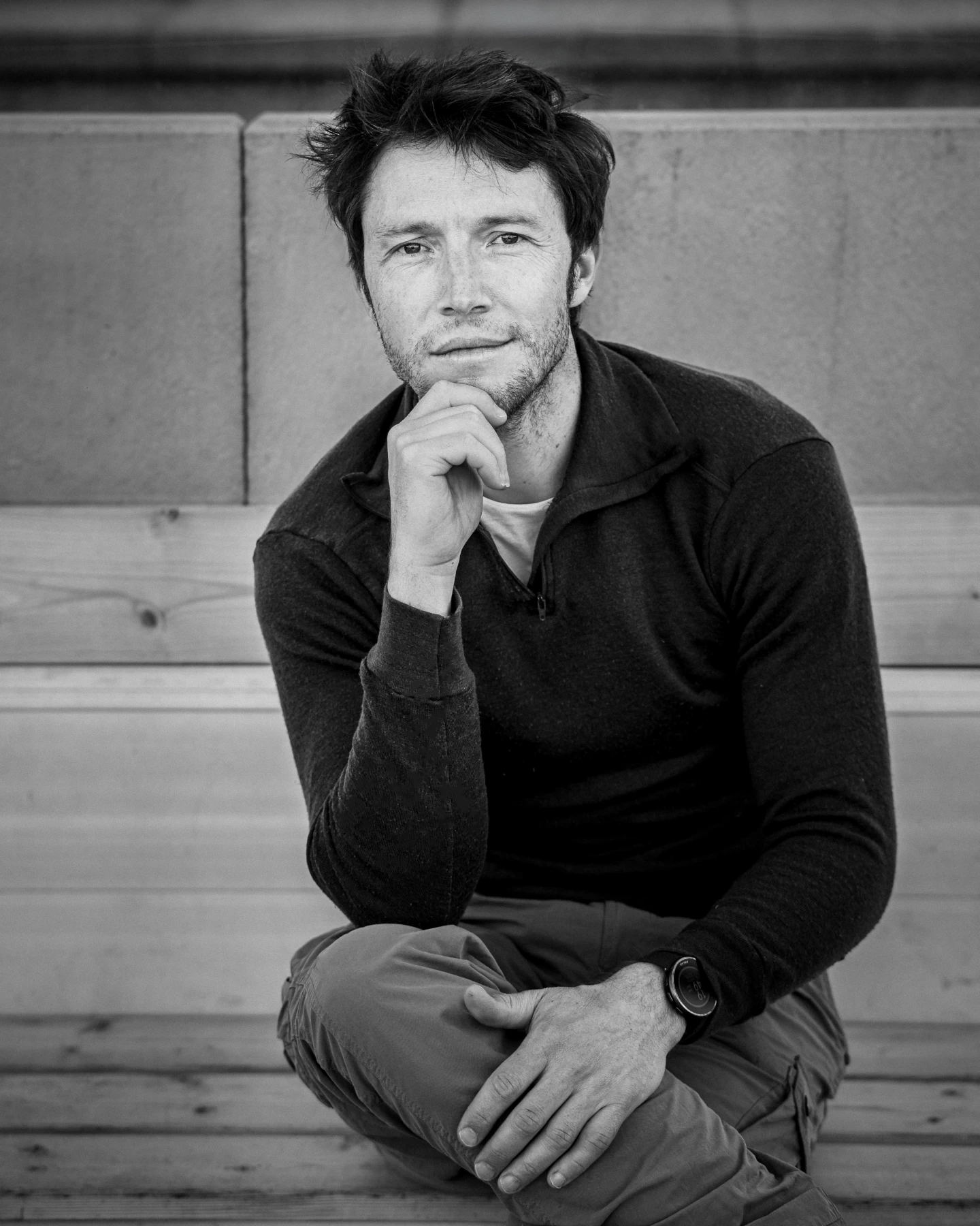 Schwarzweiß-Portrait von Erik Reichelt
